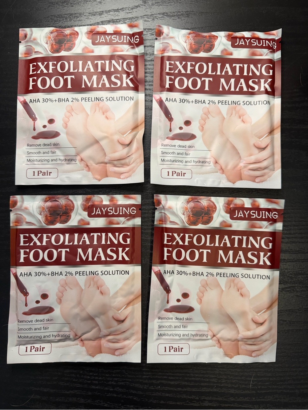 Exfoliating Foot Mask x4